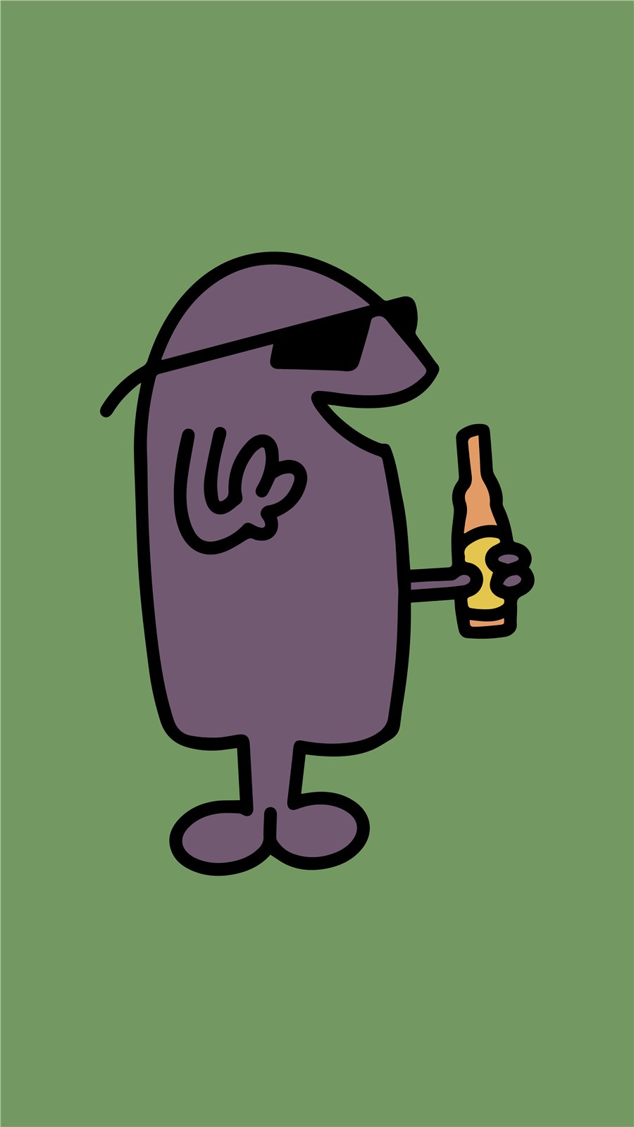 Sour character.